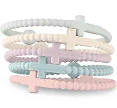 Ryan & Rose Jesus Cross Silicone Bracelet