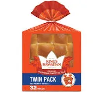 King's Hawaiian Sweet Rolls - 32 count