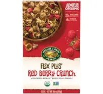 Nature's Path Organic Cereal, Flax Plus, Red Berry Crunch,10.6 oz, (pack of 3)