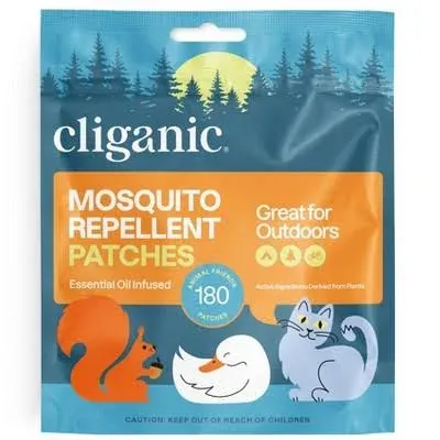 Cliganic Repellent Patches, Kids Animals, 180ct