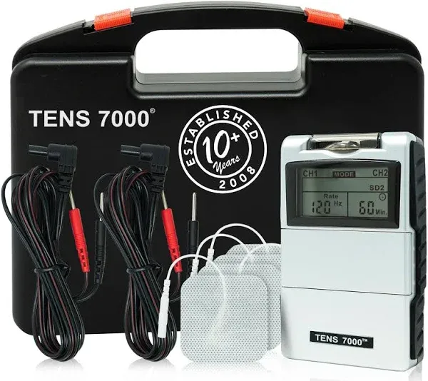 TENS 7000 Digital TENS Unit with Accessories