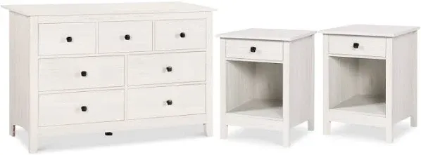 Vikiullf 3 Pieces Dresser and Nightstand Set