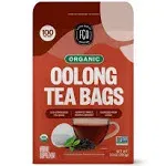 FGO Organic Oolong Tea, Eco-Conscious Tea Bags, 100 Count