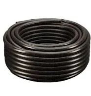 HydroMaxx BF114050 1-1/4"x50Ft Black Flexible PVC Pipe