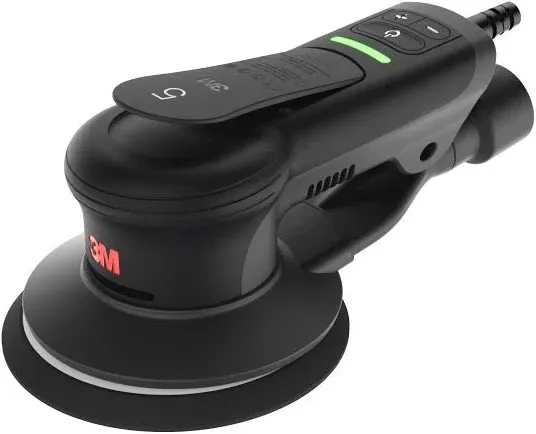 3M Xtract Electric Random Orbital Sander, Ergonomic and Lightweight ROS, 88764, 6 in, Central Vacuum, 3/32 in Orbit, 110V, 350W Motor, Metal Fabrication, Woodworking