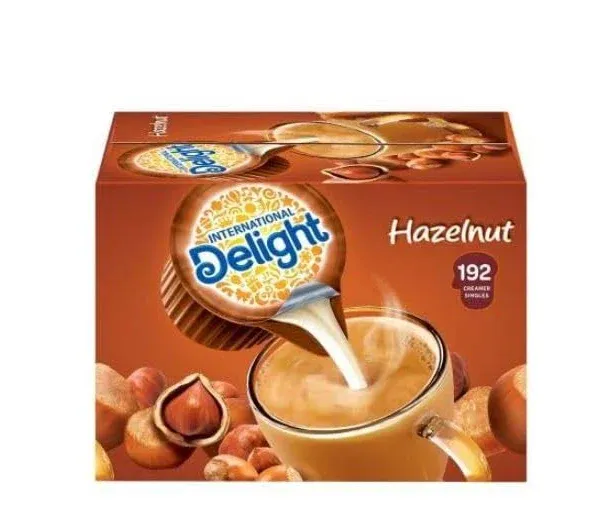 International Delight Hazelnut Coffee Creamer Singles (192 ct.)