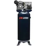 Campbell Hausfeld XC602100.COM | 3.7 HP 60 Gallon 175 Max psi 7.6 scfm @ 90 psi 2-Stage Oil-Lube Electric Stationary Vertical Air Compressor