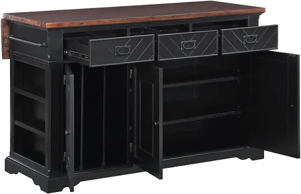 OSP Home Furnishings Palisade Kitchen Island