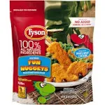 Tyson Fun Nuggets Breaded Shaped Chicken Patties