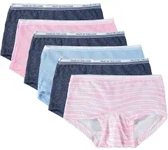 Fruit of the Loom Girls' Assorted Boyshort Underwear