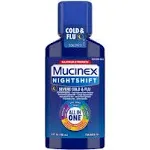 Mucinex Cold & Flu, Nightshift, for Ages 12+ - 6 fl oz