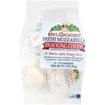 Belgioioso Snacking Cheese, Fresh Mozzarella - 6 pack, 1 oz packages