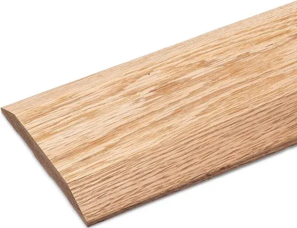 5" Wide x 5/8" High Oak Threshold Pre-Drilled w/Nails Included (4 FT Long)