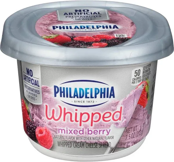 Philadelphia Whipped Cream Cheese Spread, Mixed Berry