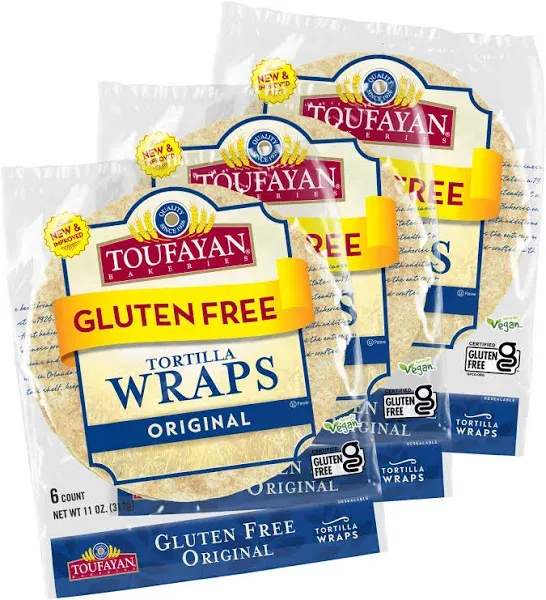 Toufayan Bakeries Original Gluten Free Wraps