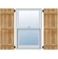 Ekena Millwork TimberCraft 5 3/8" Framed Board-n-Batten Shutters w/Z-Bar