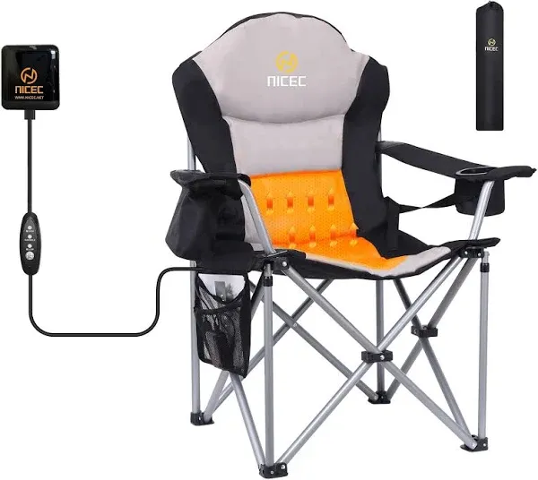 Nice C Heated Camping Chair Heated Chair Beach Chair Folding Chair