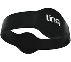 Linq Bracelet v3 - Smart NFC and QR Technology Band for Networking, Custom Links, Videos, and More (White)