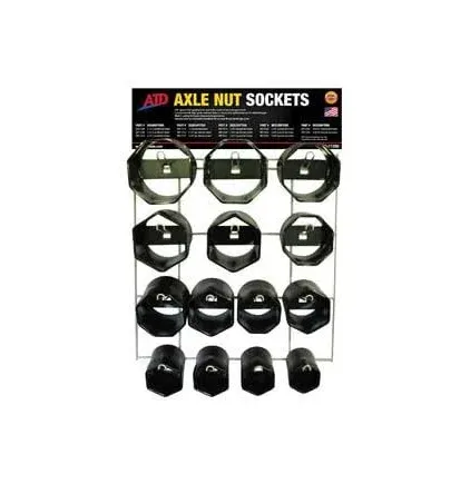 AXLE NUT SET/DISPLAY | 14 PC | USA