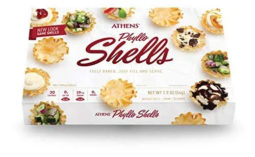 Athens Foods Mini Fillo Dough Shells 15 Per Box