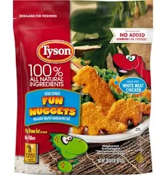 Tyson Fun Nuggets Breaded Shaped Chicken Patties