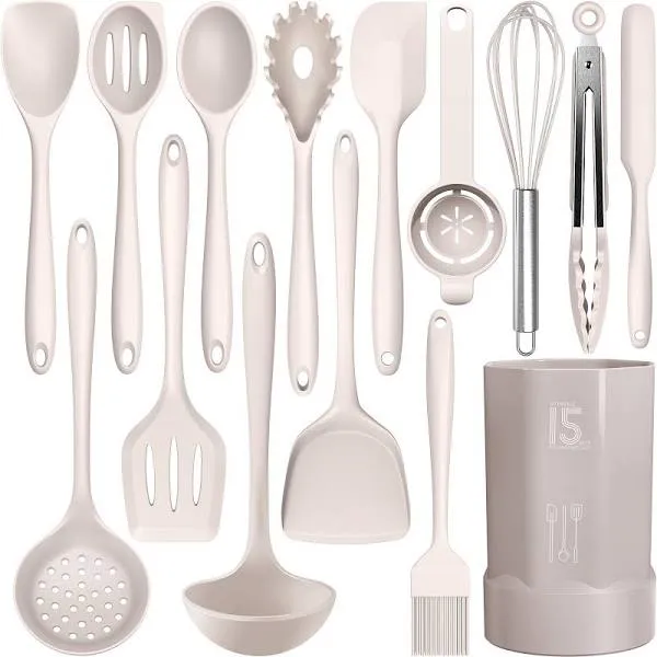 Juego Utensilios De Cocina Silicona De Cocina Antiadherentes 15 PCS Nuevo 2023