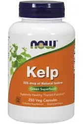 Now Foods Kelp Caps 325mcg 250vc