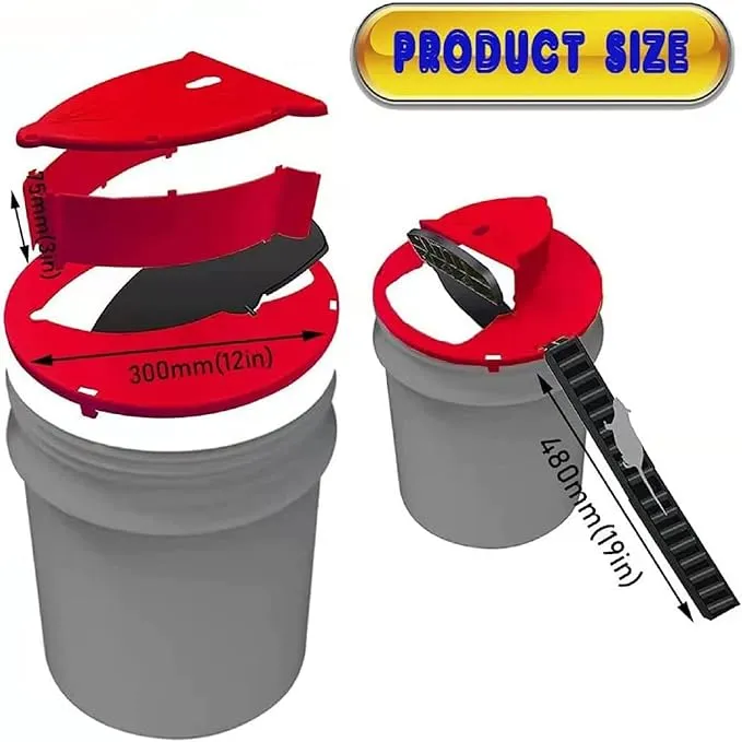 SJNDY Pack 2 Bucket Lid Mouse Trap