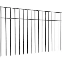 15pk  ADAVIN Small/Medium Animal Barrier Fence,24in(L) X 15in(H) BLACK 30ft tota