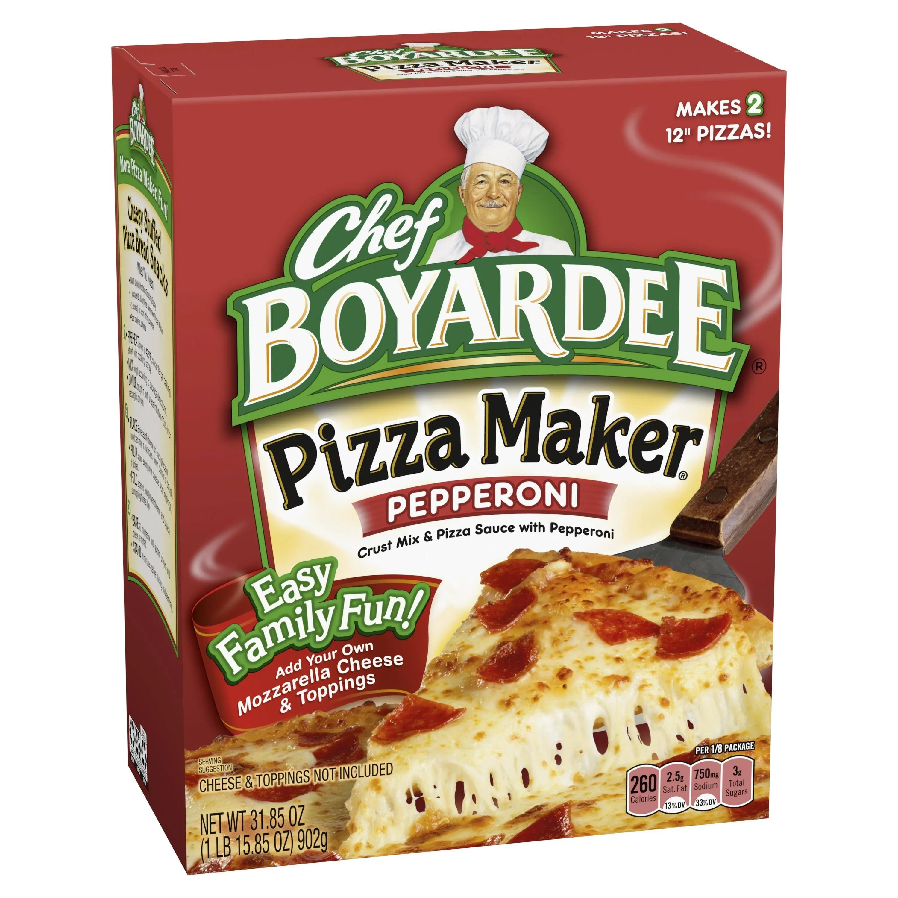 Chef Boyardee Pizza Maker Pizza Kit, Pepperoni - 31.85 oz