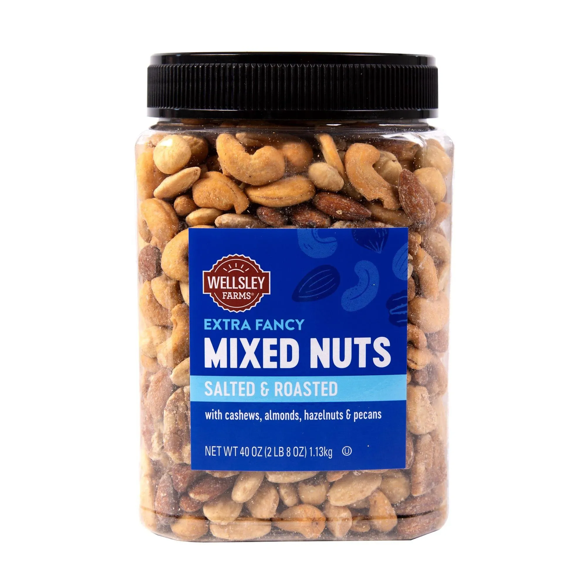 Wellsley Farms Extra Fancy Salted Mixed Nuts, 40 oz