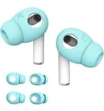 DamonLight 2 Pairs AirPods 3 Ear Tips Grip Silicone Earbuds Cover [Added Storage Pouch][US Patent Registered] Compatible with Apple AirPods 3rd Generation (White)