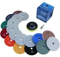 Waies 11 Packs 4 Inch Diamond Polishing Pads