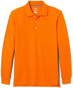 Long Sleeve Pique Polo