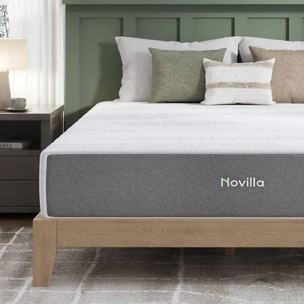 Novilla 10-inch Medium Gel Memory Foam Mattress