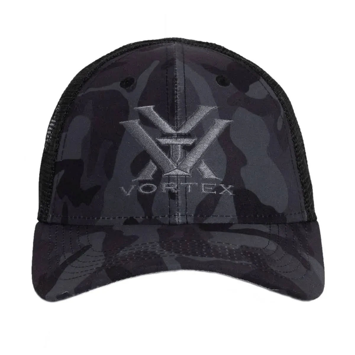 Vortex Logo Hat (Black Camo)