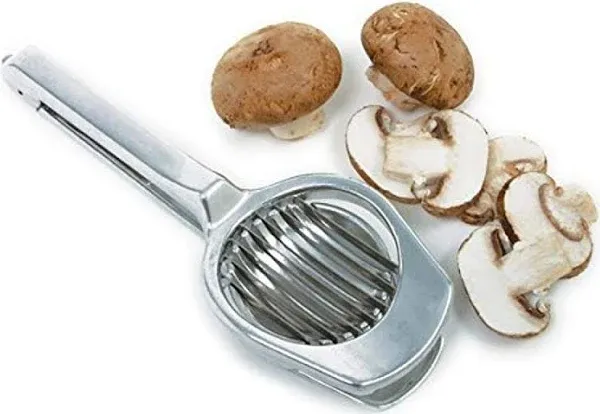 Norpro 5170 Mushroom/Egg Slicer, One Size, Cast Aluminum w/Stainless Steel Blades