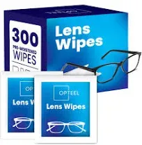 Lens Wipes for Eyeglasses - Pre-moistened Eyeglass Lens Cleaning Wipes - 500 ...