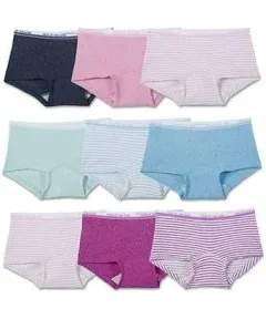 Fruit of the Loom Girls' Assorted Heather Boy Shorts