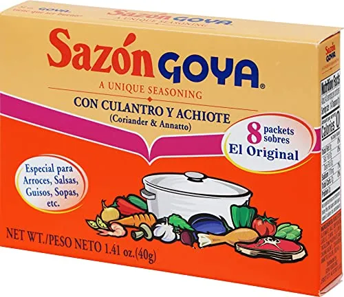 Goya Sazon Culantro/Achio<wbr/>te Jumbo 6.3 OZ(Pack of 2)