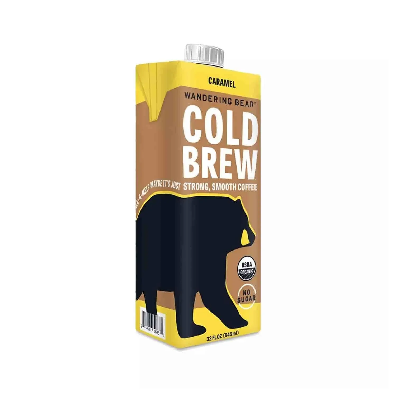 Organic Cold Brew Coffee, Caramel, 32 fl oz