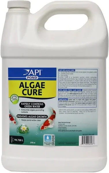 API Pond Simply-Clear with Barley Quickly Cleans and Clears Ponds - 1 gallon