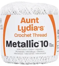 Aunt Lydia's Metallic Crochet Thread