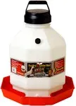 Little Giant Plastic Poultry Waterer 5 Gallon Dent-Proof Heavy-Duty Easy-To-Fill