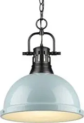 Golden Duncan 17&#034; Pendant Light in Chrome