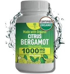 CITRUS BERGAMOT Blood Sugar Pressure Cholesterol Lower 90ct NOURISHING NUTRIENTS