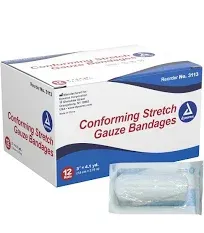 Dynarex Stretch Gauze Bandages Sterile