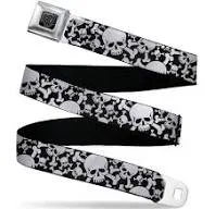 Men's Skulls Seat Belt