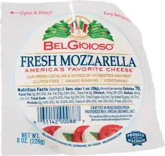 Belgioioso Snacking Cheese, Fresh Mozzarella - 6 pack, 1 oz packages