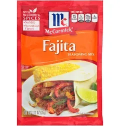 McCormick Fajita Seasoning Mix, 1.12 oz